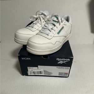 Woman’s Reebok Work Club Memt Work Classic Work Sneaker Comp Toe Size 10.5 RB117